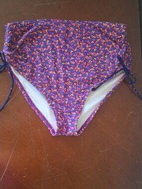 Matilda Jane Purple Floral Bikini Bottoms - Like New
